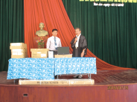 パソコン等贈呈式 国際奉仕事業